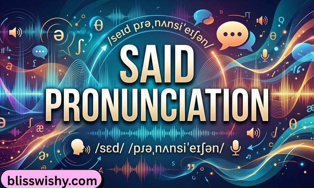 Said pronunciation