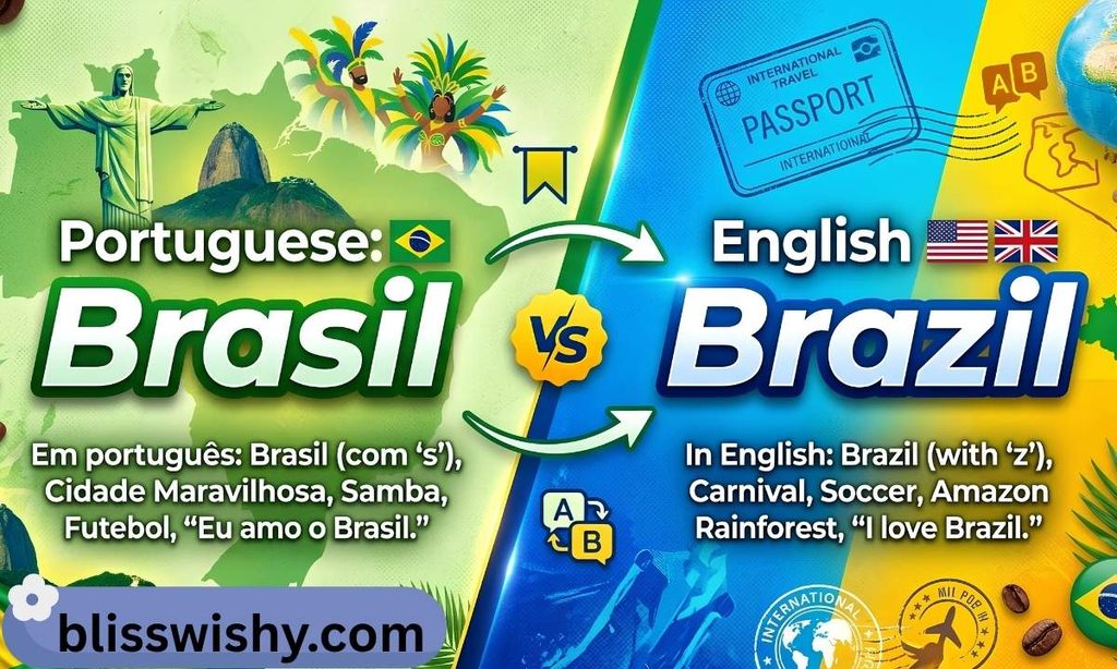 Brasil or Brazil in Language: English vs Portuguese