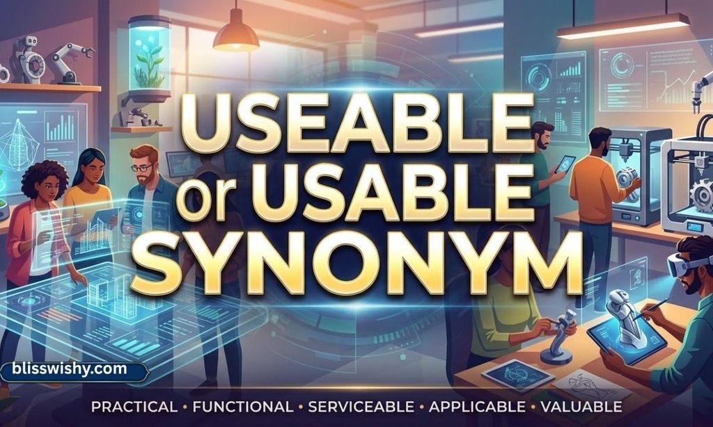 Useable or usable synonym